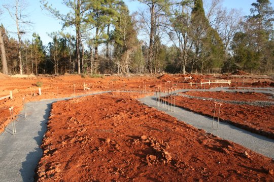 Booth footings (from Booth A)