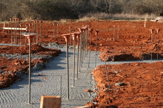 Footings and rebar detail