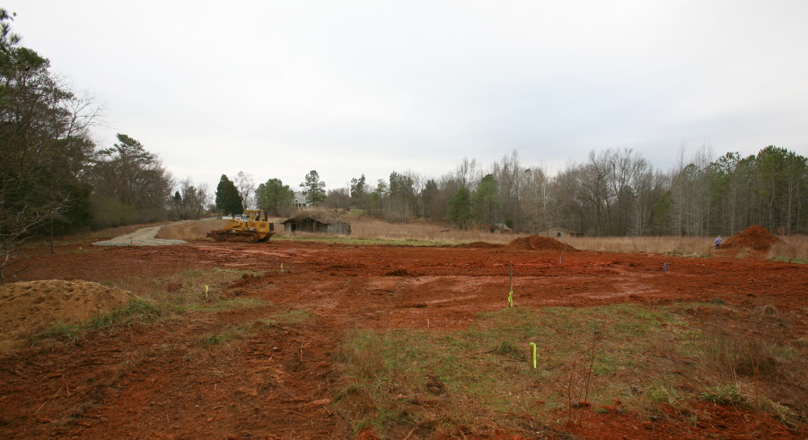 View from north, looking south