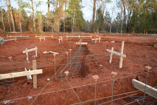 South Music Room trench detail