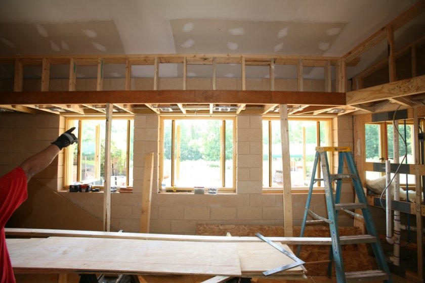 LoungeSoffitFraming