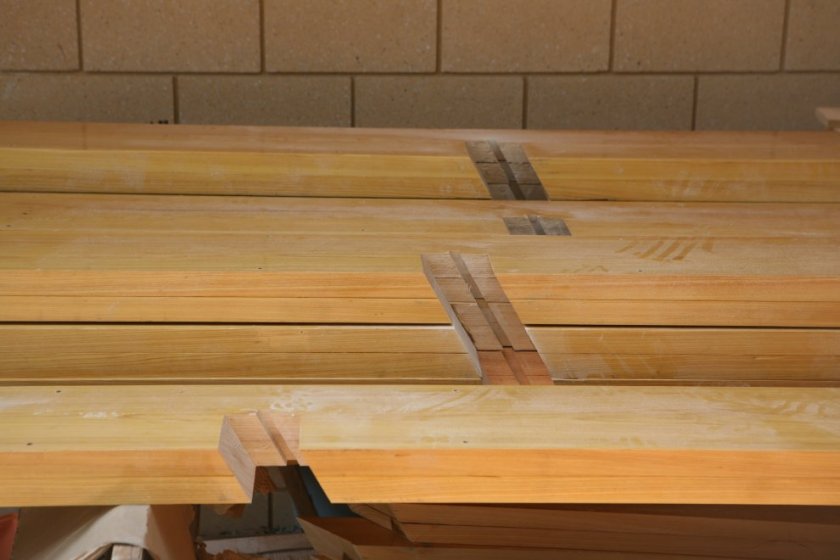 RoutedPergolaRafters